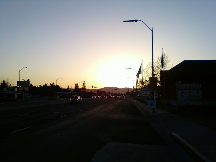 Image or picture of Mt. Hamilton at Dawn.