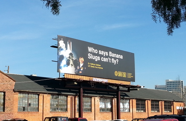 Image or picture of UCSC Billboard in San Jose, CA.